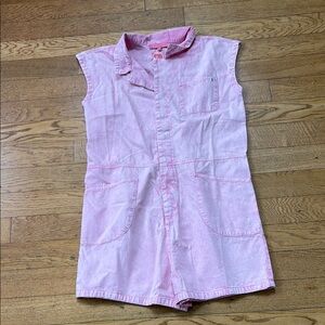 Pink Sleeveless Romper